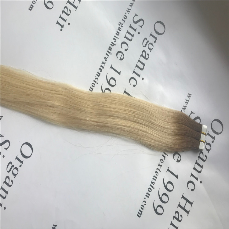 Ombre color hair tape in hair extensions H72